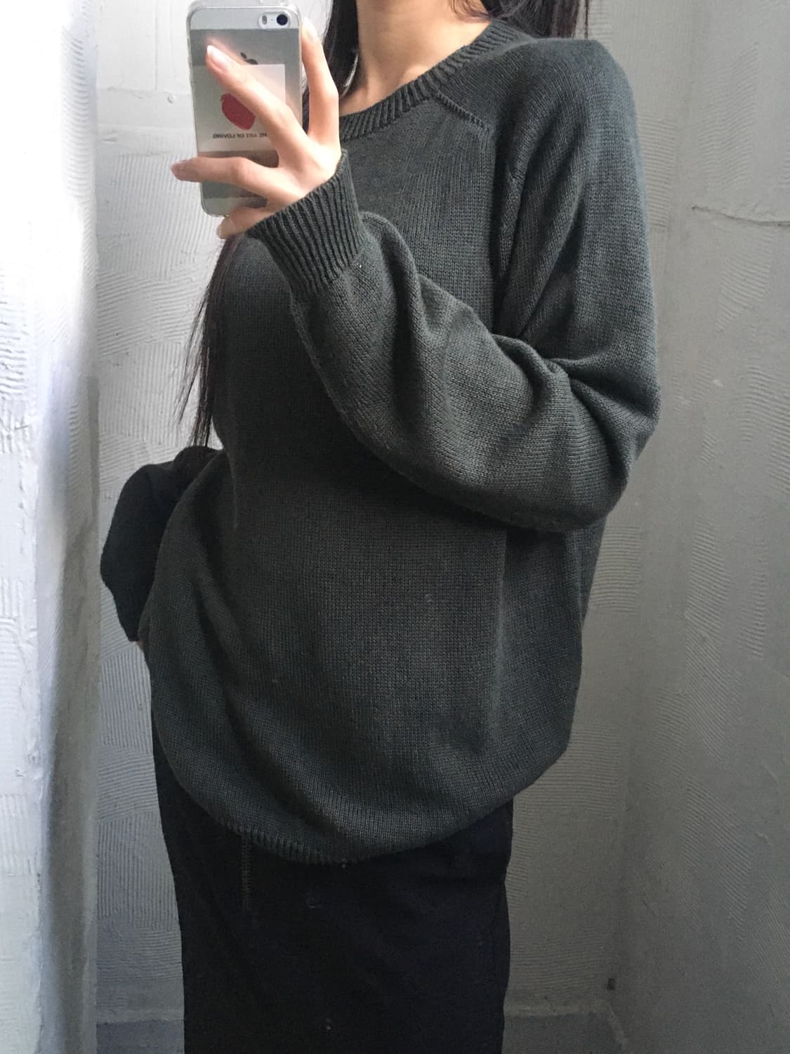 MHL 마가렛호웰 그린카키 니트 상품이미지3