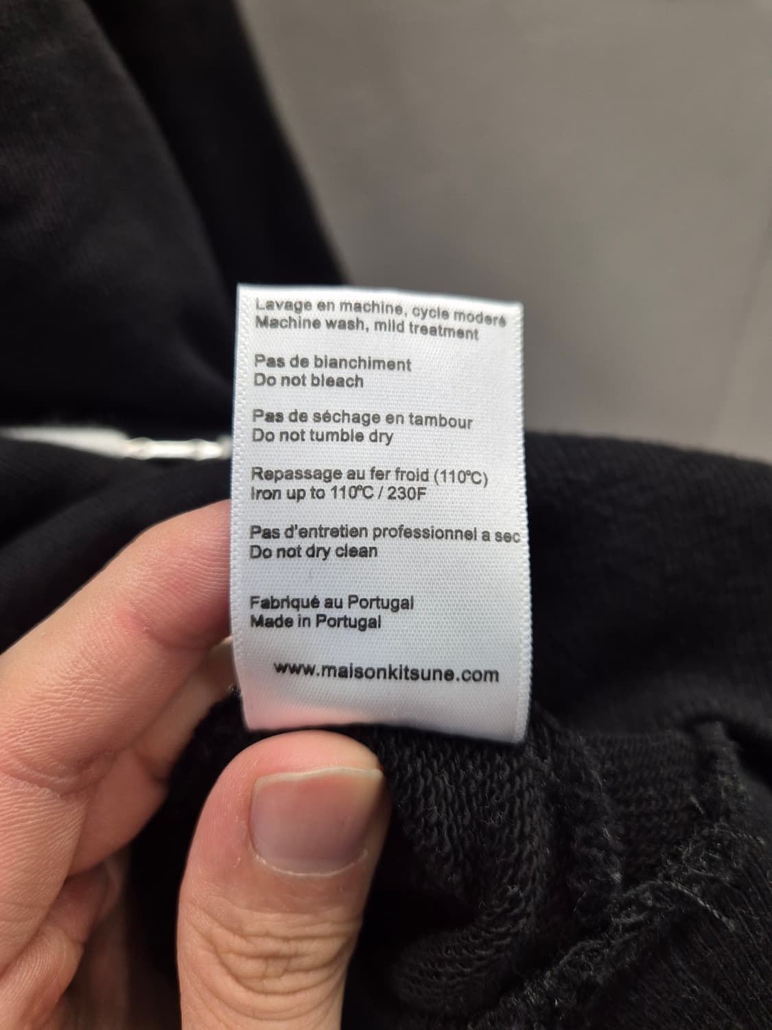 메종키츠네후드 블랙 상품이미지4