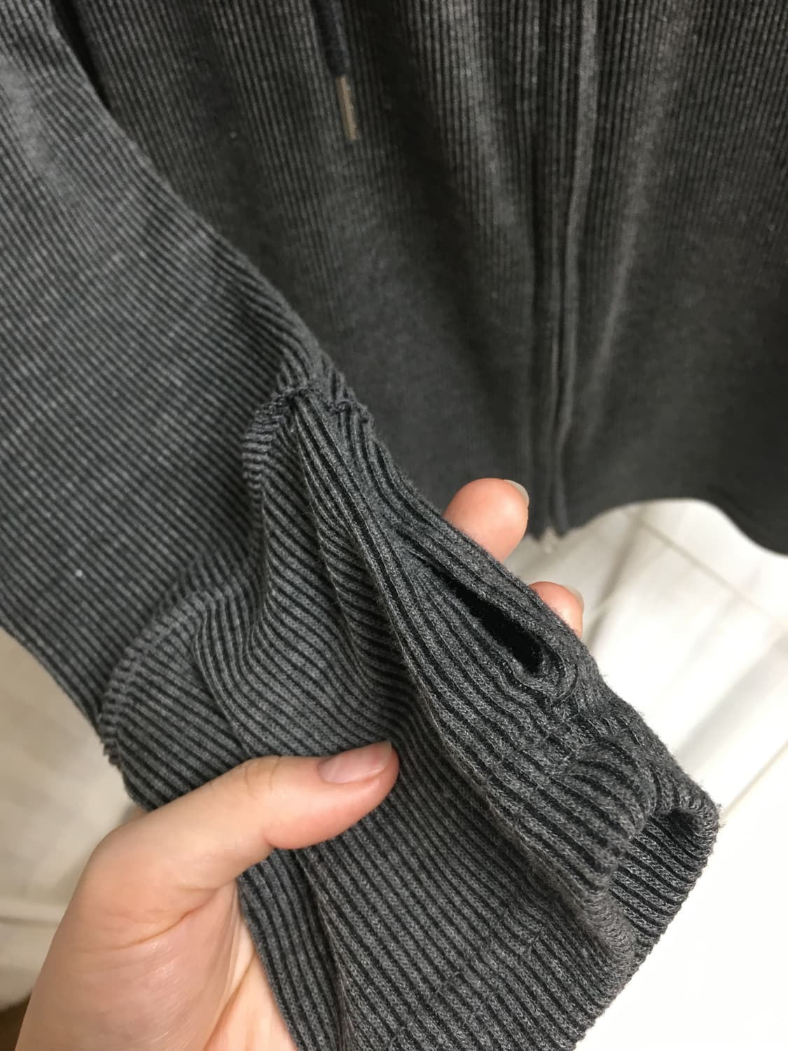 차콜 투웨이 후드집업 상품이미지4