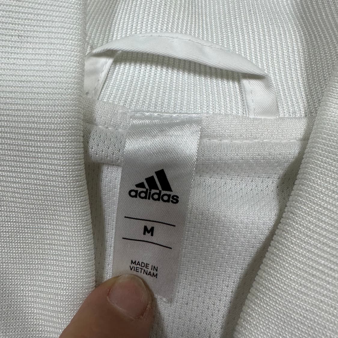 ✨ (바배) 아디다스 19-20 레알 마드리드 화이트 앤섬 자켓  상품이미지3