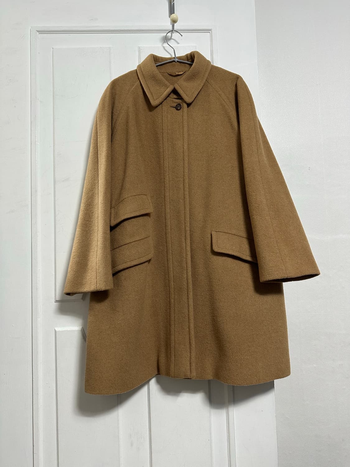 아쿠아스큐텀 카멜헤어 발마칸 코트 상품이미지1