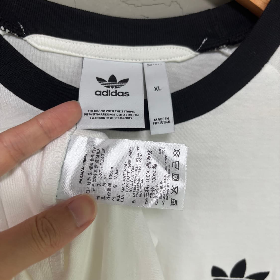 아디다스 파이어버드 링거티 반팔 화이트 상품이미지3