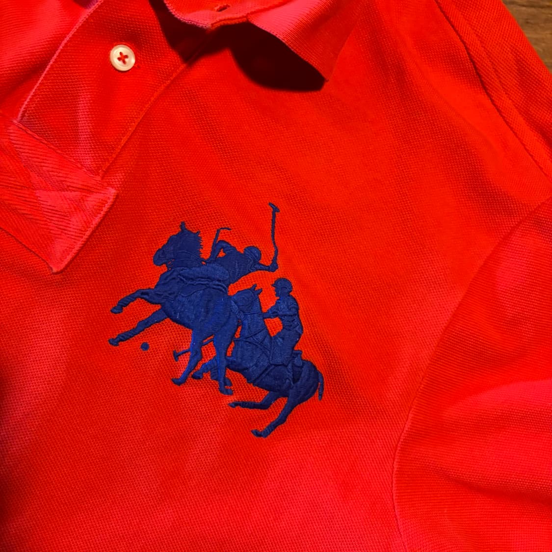POLO RALPH LAUREN 빅 포니 카라티 레드 상품이미지3