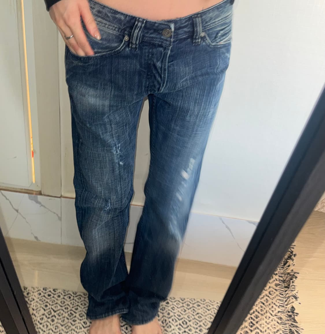 디젤 바이커 워시 00811 데님 팬츠(straight -leg )  상품이미지9