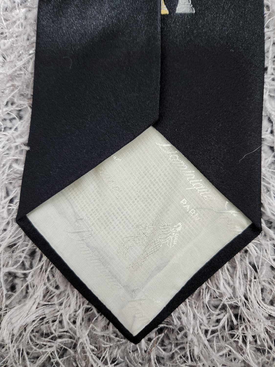 도미니크프랑스 체스 패턴 넥타이 Free - N8 상품이미지4