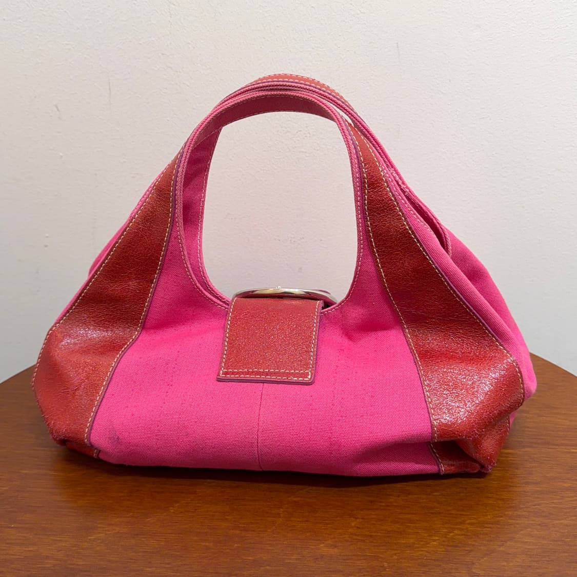Gianni Chiarini 이태리 코튼 레더 토트백 상품이미지6