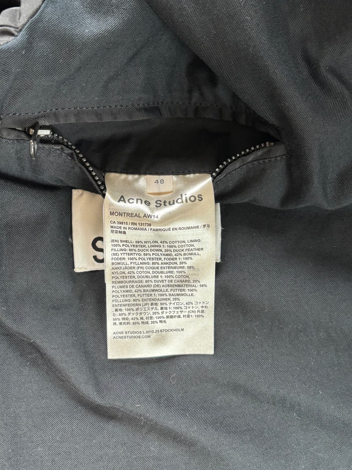 아크네 몬트리올 롱패딩 48 상품이미지6