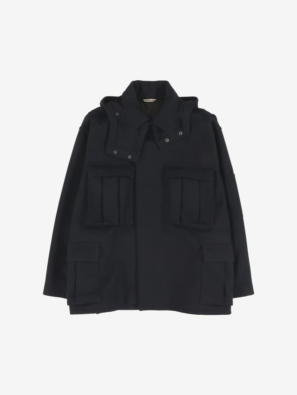 [3] 오라리 라이트 울 멜톤 플라이트 파카 자켓 상품이미지4