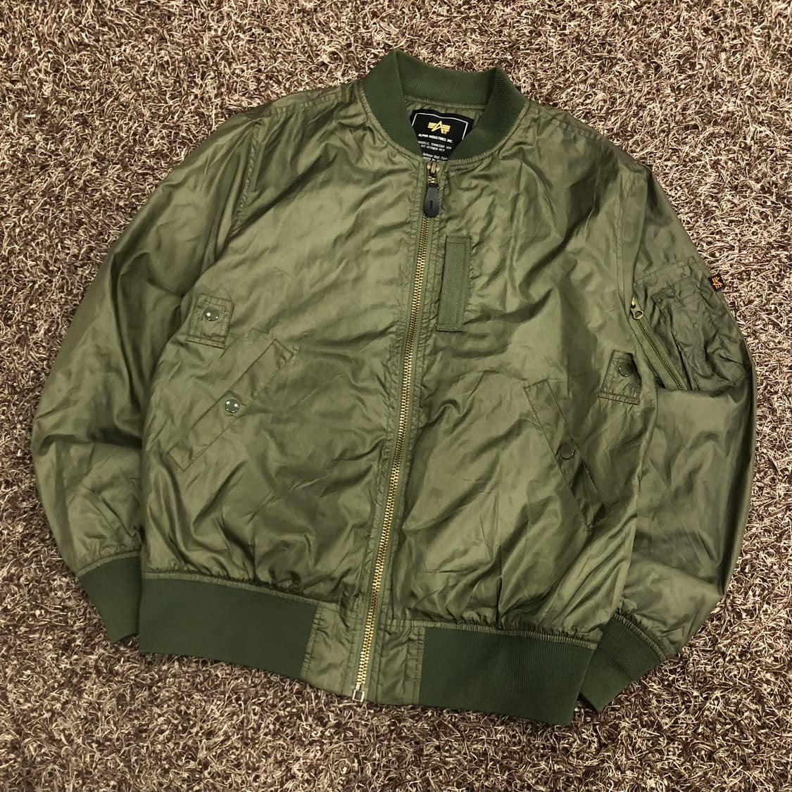알파인더스트리 MA-1 봄버 플라이트 항공 자켓 상품이미지1