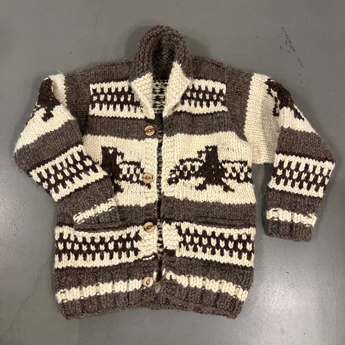 Wool 100 캐나다 코위찬 상품이미지1