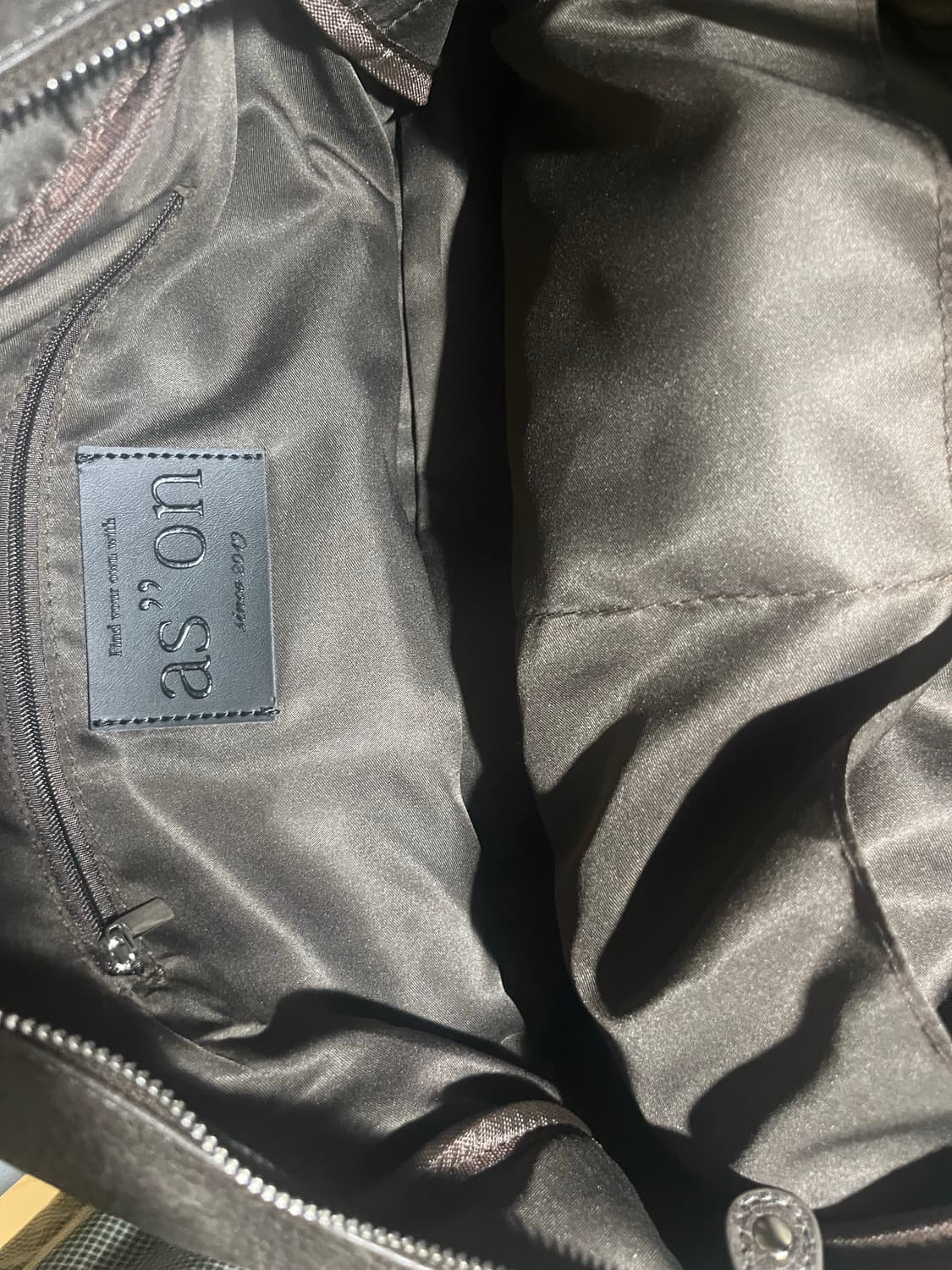 애즈온 보니타 빅백 브라운  상품이미지2