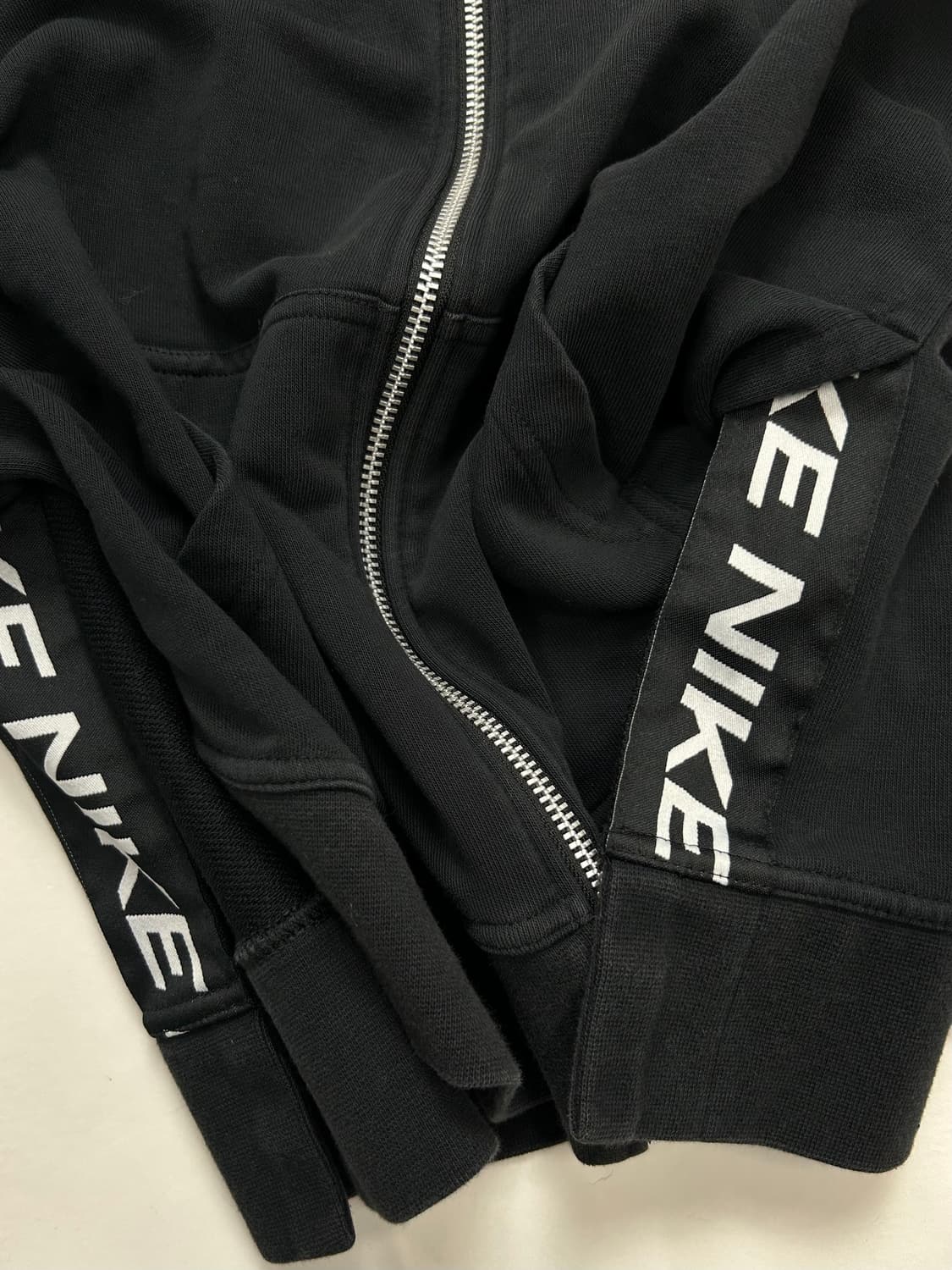 나이키 사이드슬릿 로고 블랙 후드집업 L 상품이미지6