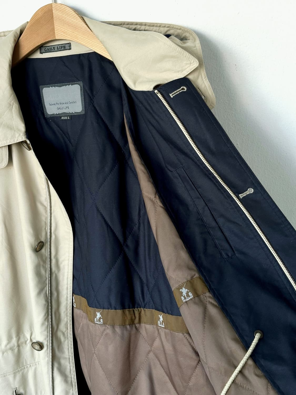 High count poly padded mil parka 상품이미지4