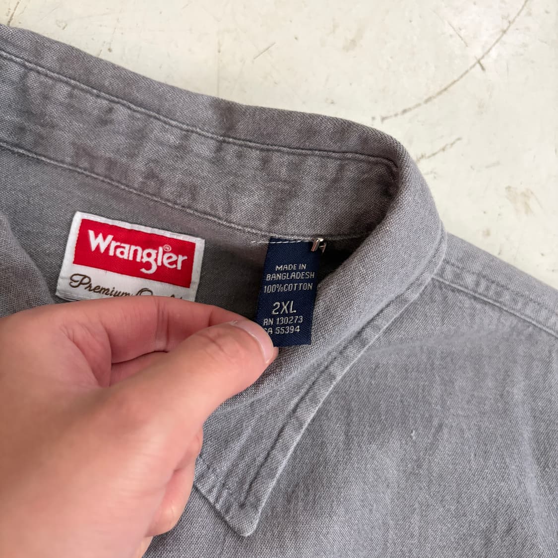 랭글러 빈티지 워크셔츠 2XL 상품이미지6