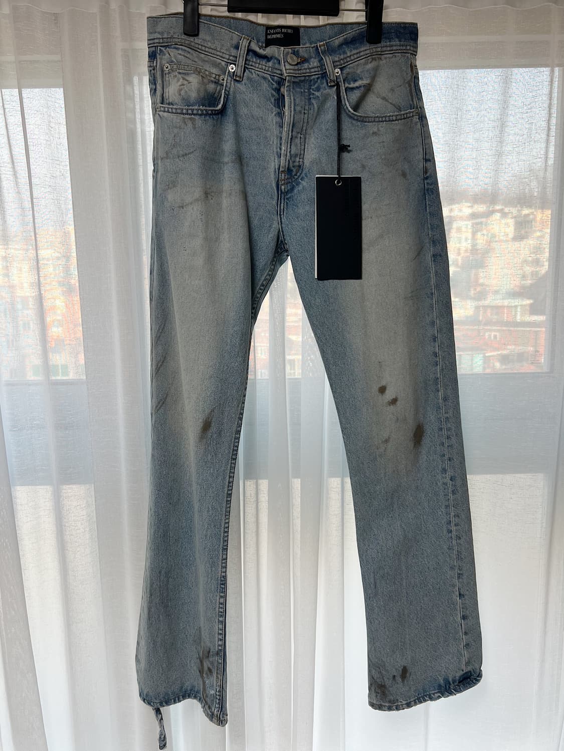 [ERD/앙팡 리쉬 데프리메] 프린지 헴 플레어 레그 진 상품이미지3