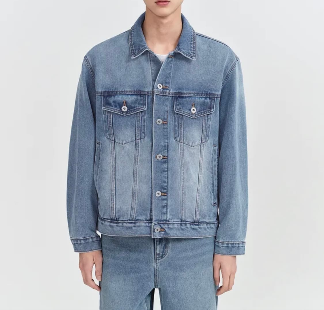 [L]무신사스탠다드 릴렉스드 데님 트러커 자켓/라이트인디고 상품이미지2