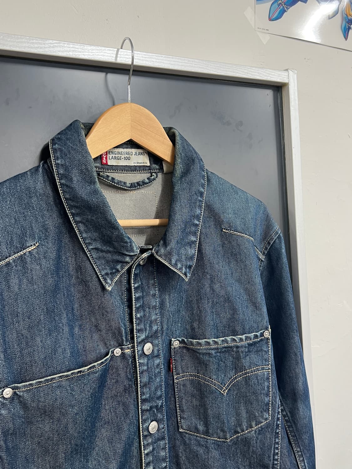 Levis 리바이스 엔지니어드 데님 트러커 자켓 상품이미지2