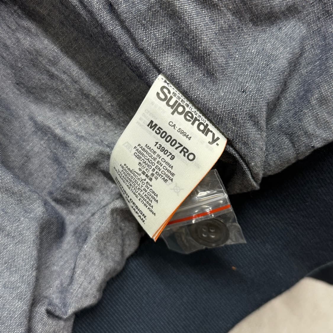 [L] 슈퍼드라이 superdry  블루종 해링턴 봄버 자켓 상품이미지7