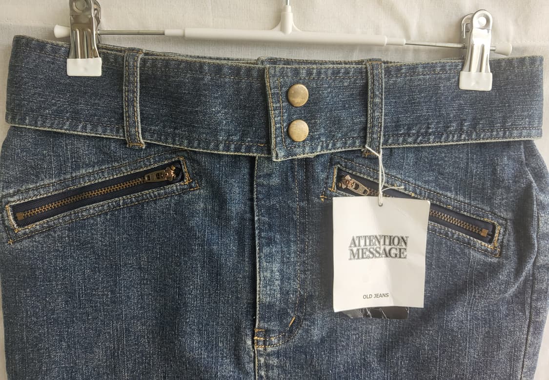 여성 데님 스커트 미사용 허리단면 35 상품이미지3