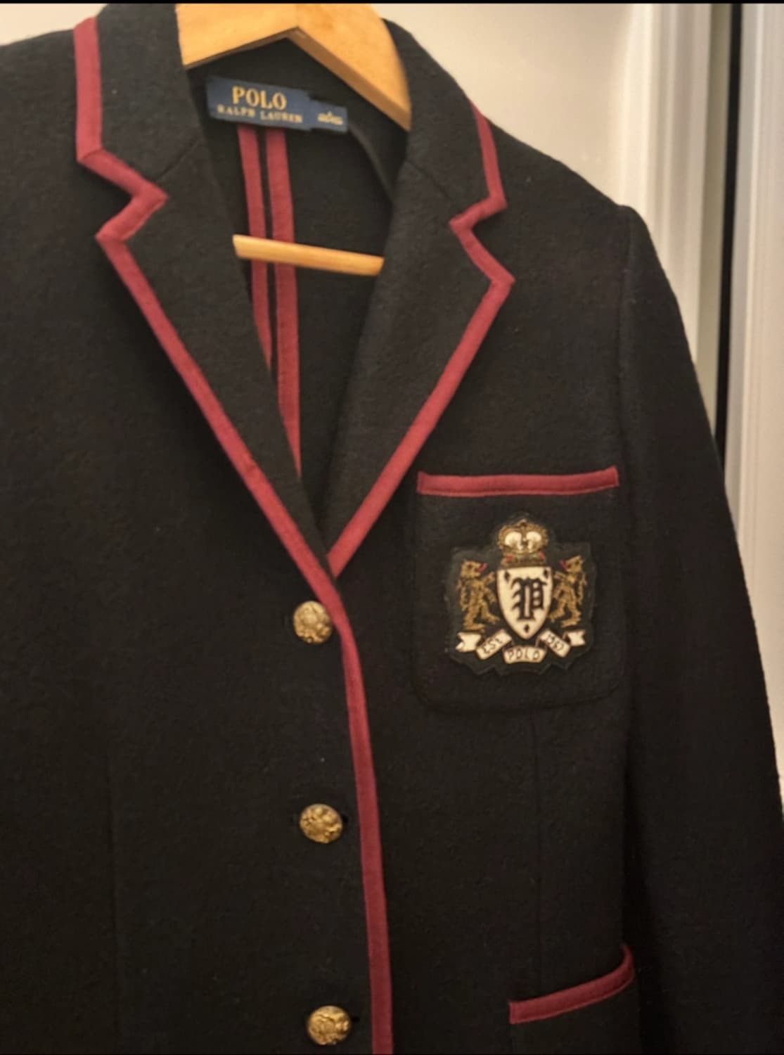 랄프로렌 울자켓 프레피룩 상품이미지2