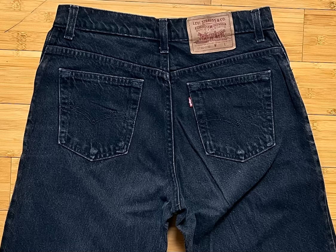 리바이스 13550-0260 블랙진 W L 상품이미지4