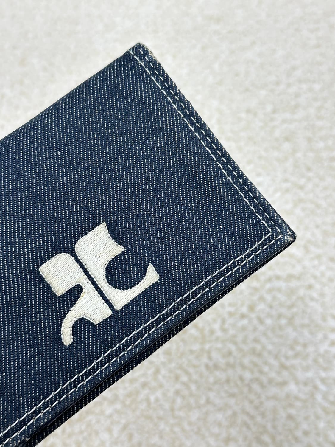 꾸레쥬 데님 지갑 상품이미지3