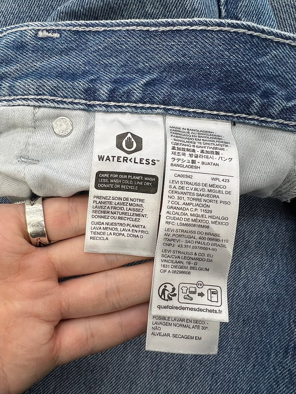 리바이스 실버탭 스트레이트 데님 팬츠 상품이미지8