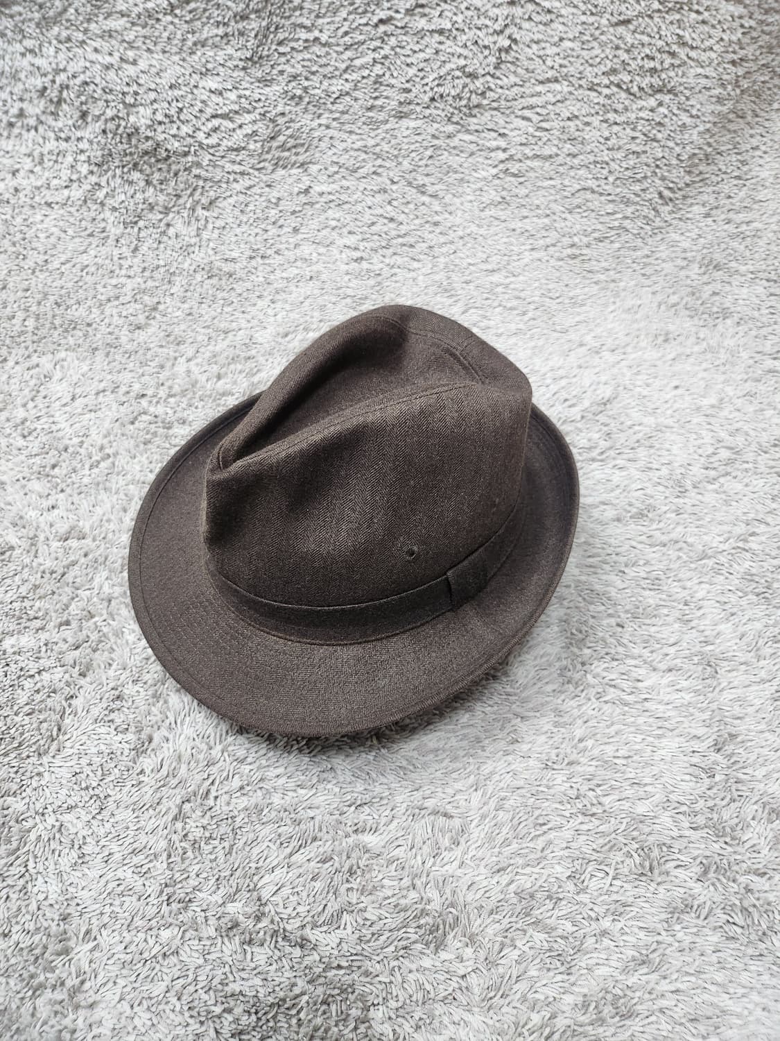 빈티지 토핀 모직 중절모 브라운 상품이미지2