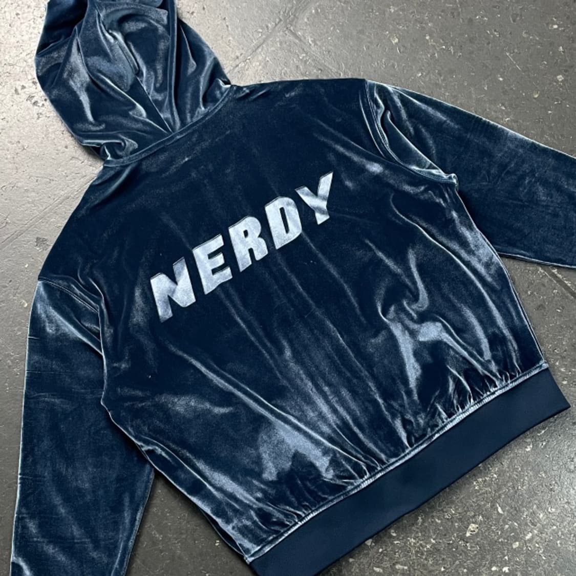 95-100 널디 벨벳 후드집업  상품이미지5