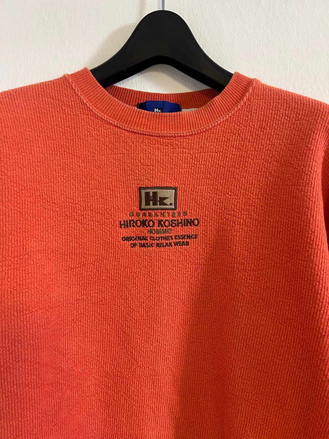 히로코 코시노 옴므 오렌지 빈티지 로고 스웻셔츠 상품이미지2