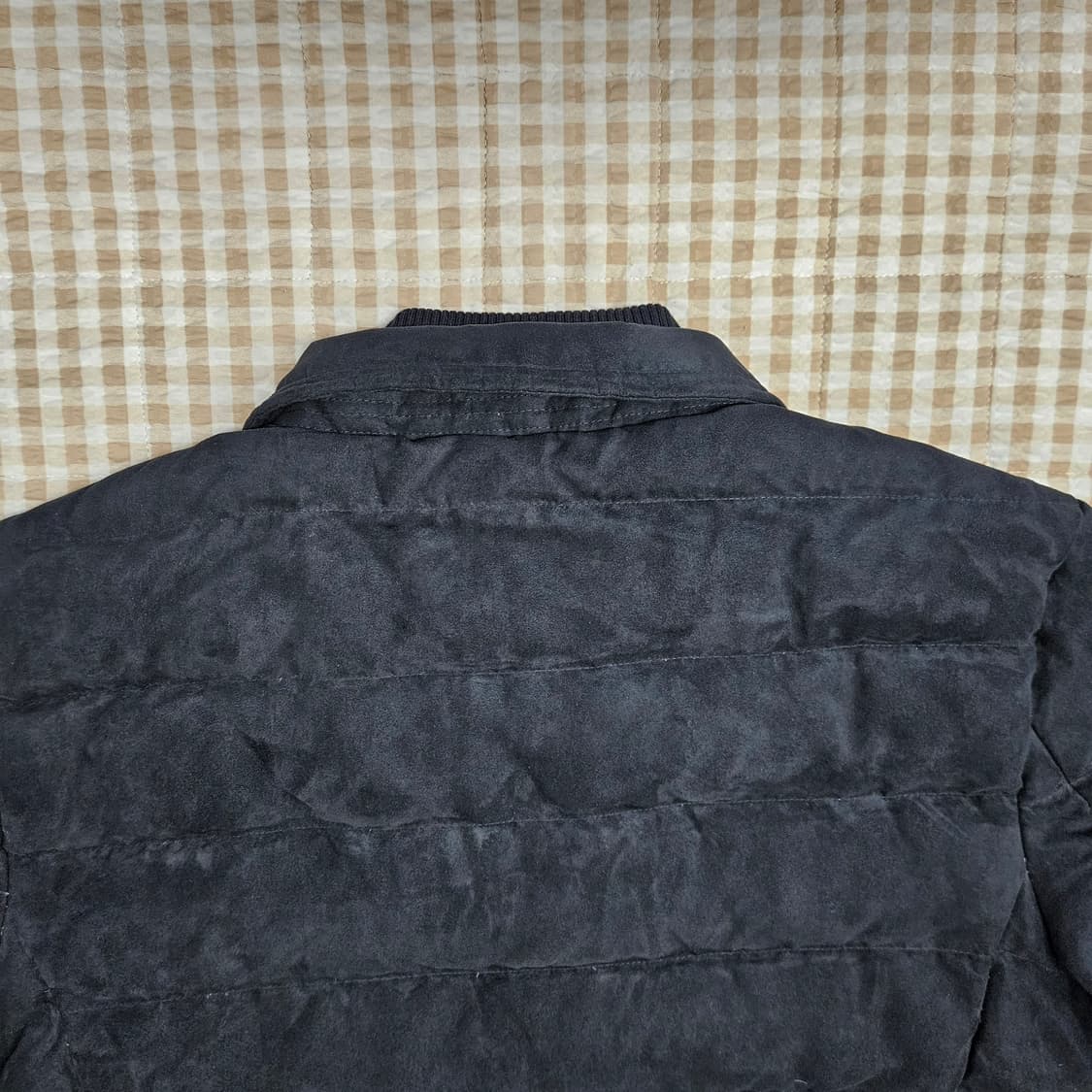 다니엘크레뮤 스웨이드 거위털 패딩 남자100 상품이미지8