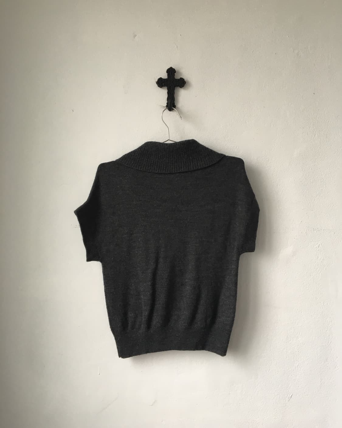 High neck belted point knit 상품이미지2