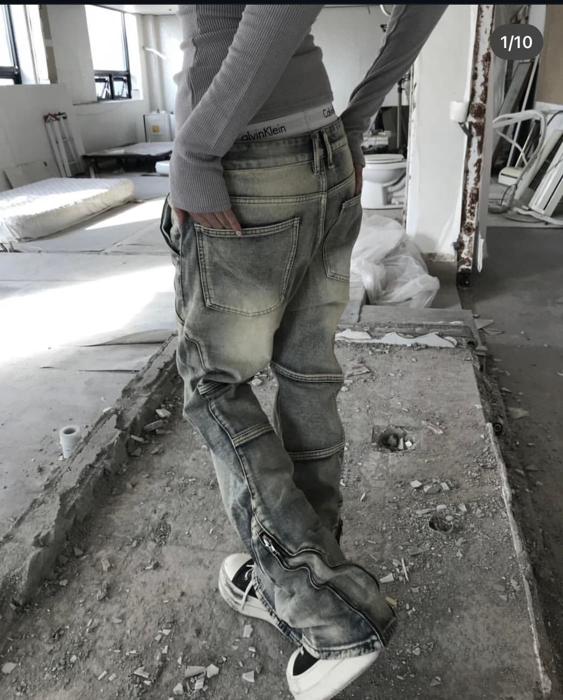 쿄이 kyoiii 카고팬츠 GRIND ZIP CARGO PT (BLUE) 상품이미지1