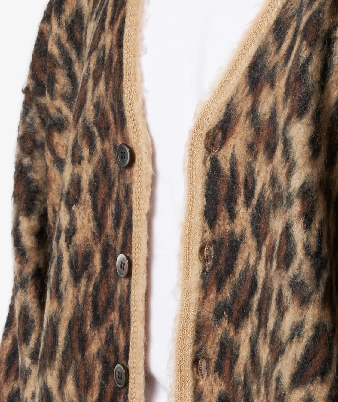 세인트 미카엘 모헤어 레오파드 가디건 상품이미지3