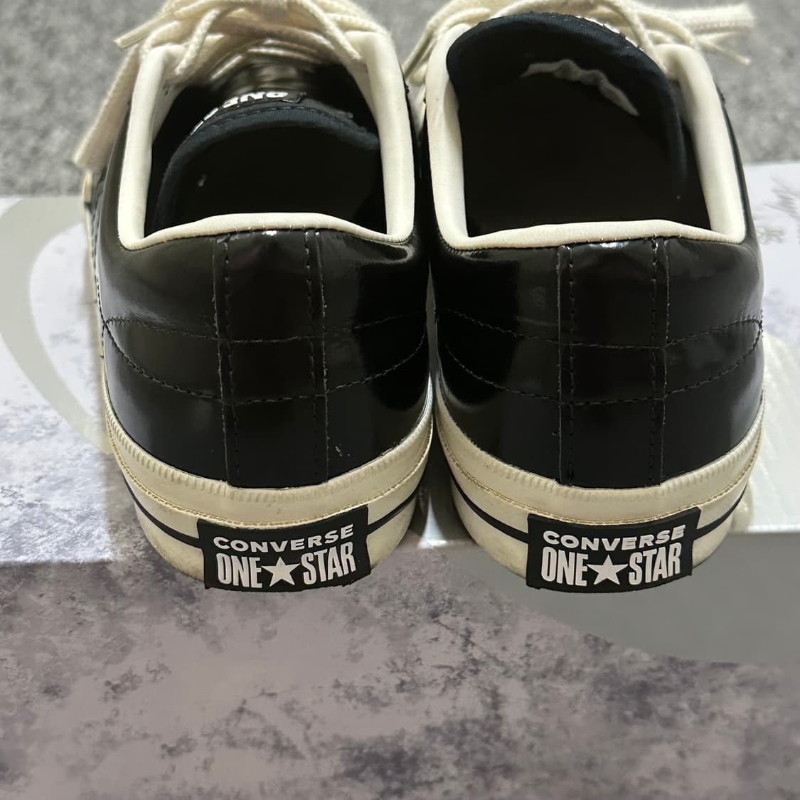 컨버스 원스타 로우 한별 블랙 230사이즈 상품이미지7
