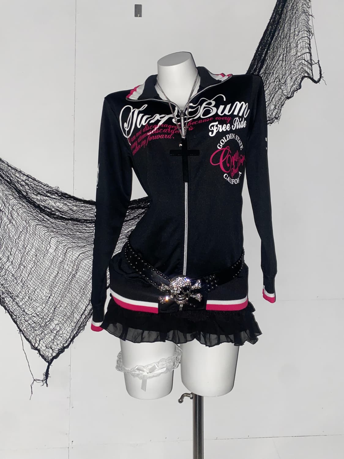 ꒰ঌ 펑투케 레터링 져지 집업 ໒꒱ 상품이미지1