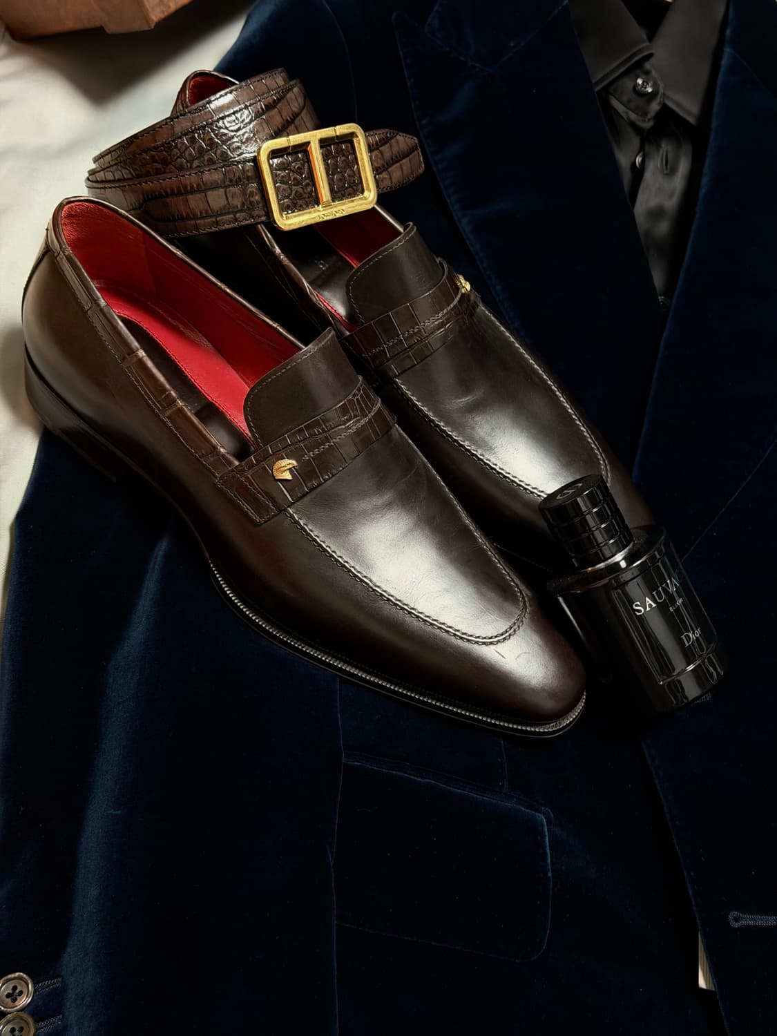 (새상품,강추👍)스테파노리치 악어가죽 로퍼 상품이미지1