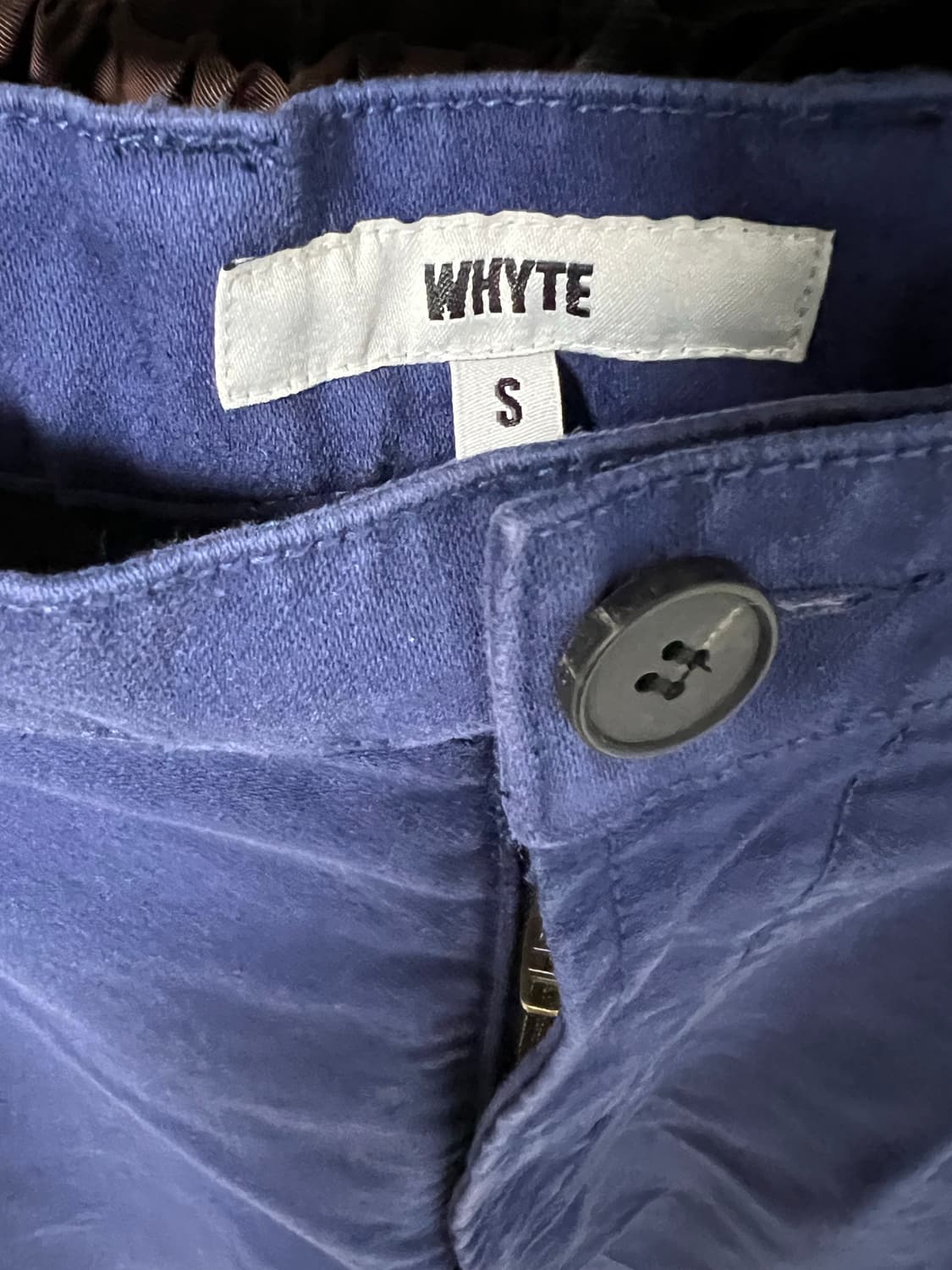 whyte 26SS 콜팬츠 블루 (S) 상품이미지2