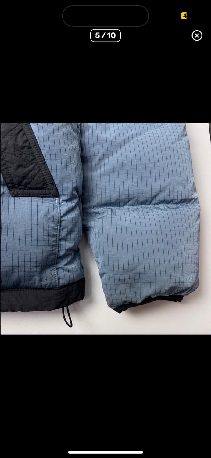 아디다스 푸퍼 오리털 체크 패딩 점퍼 상품이미지5