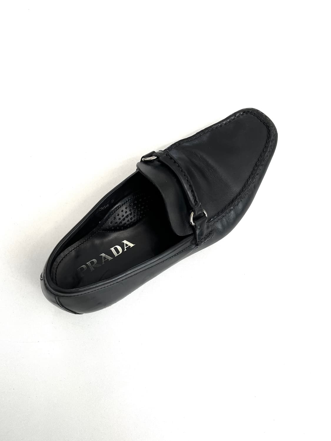 프라다 레더 드레스 로퍼 상품이미지5