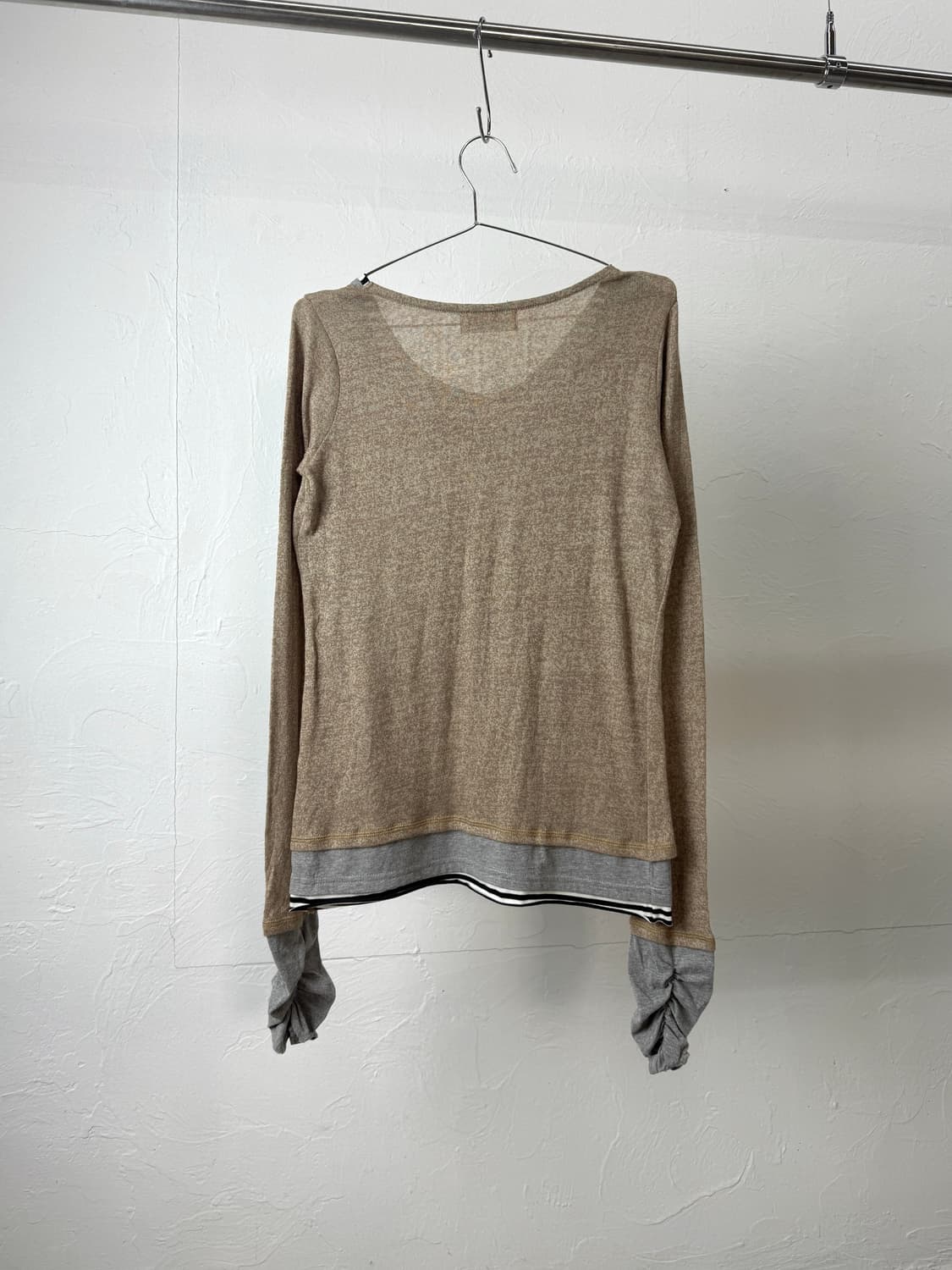 Owlspale 레이어드 롱 슬리브 상품이미지4