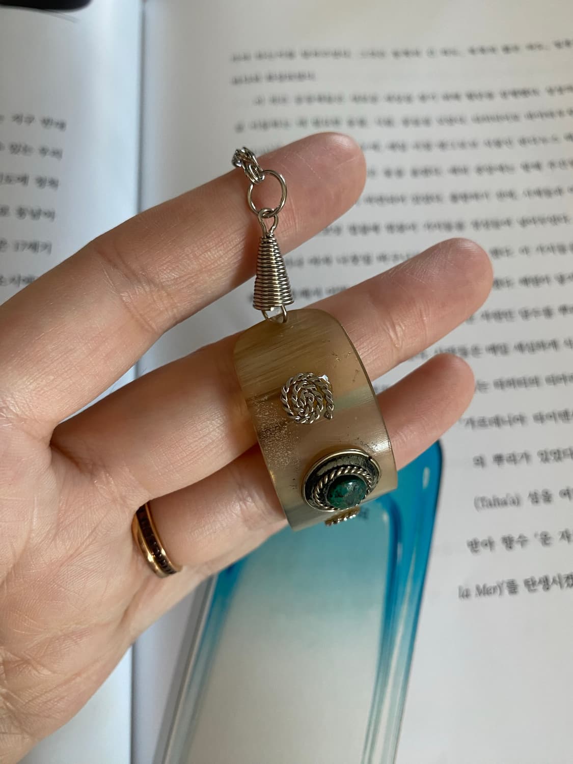 빈티지 에스닉 버팔로 혼 브레이슬릿 상품이미지4
