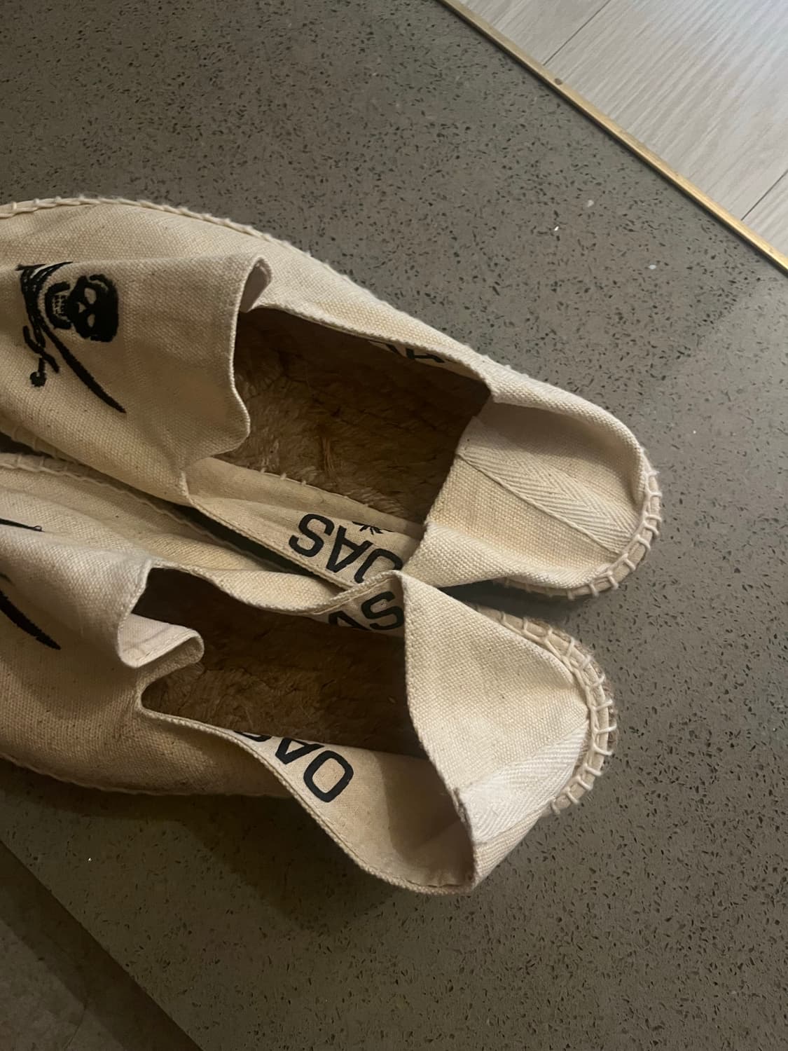 OAS 사보 에스파드리유 슬립온 해골 프린팅 상품이미지2