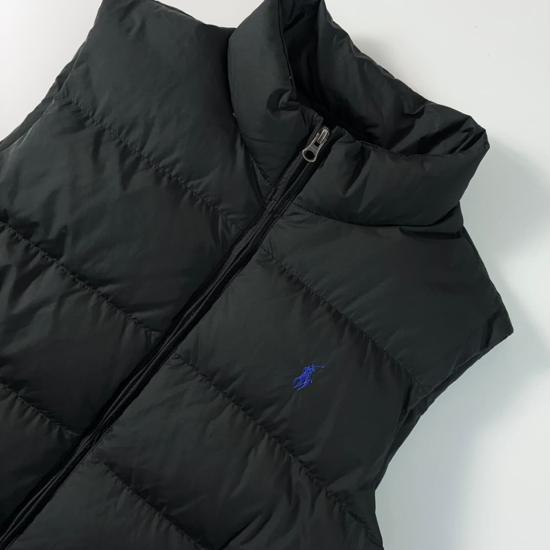 Polo  폴로 랄프로렌 자수 블랙 다운 푸퍼 베스트 상품이미지3