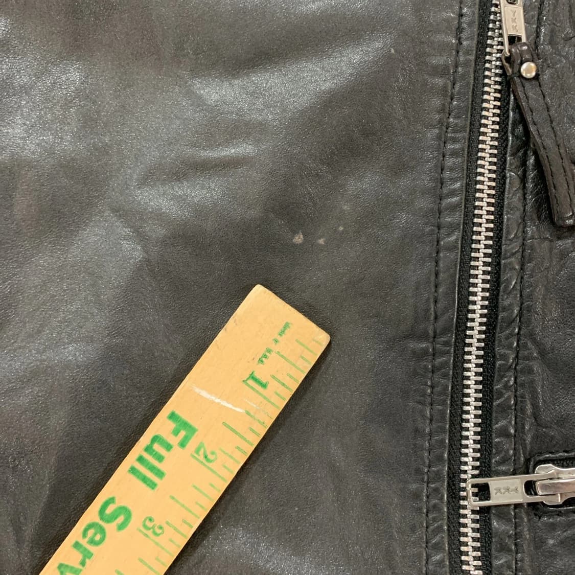 헬무트 랭 코팅 데님 바이커 자켓 상품이미지4