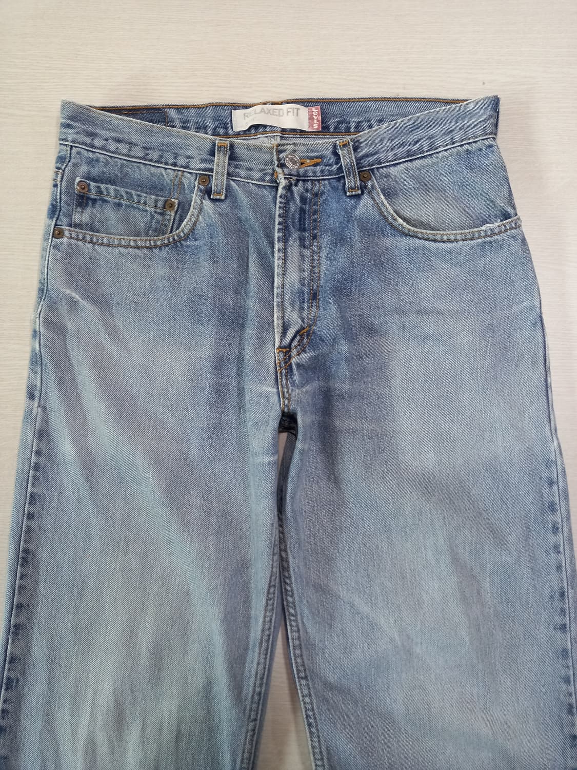 32 00's 리바이스550 Mexico 세미와이드진 연청 32-256 상품이미지3