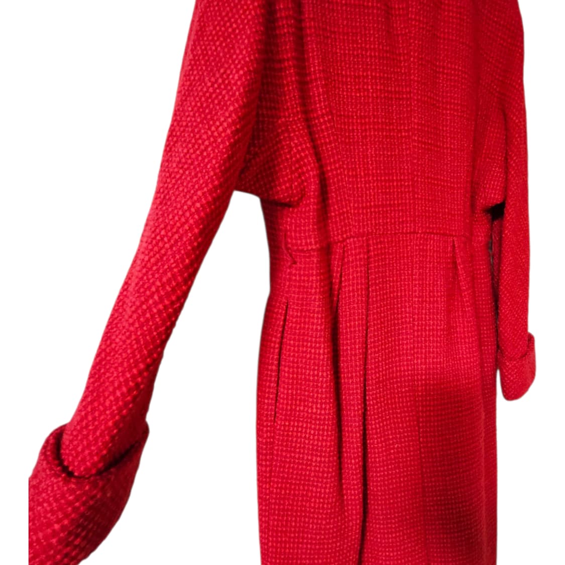 하우앤왓 원피스형 코트 55 │ 레드 포인트코트 │ 봄간절기용 상품이미지8