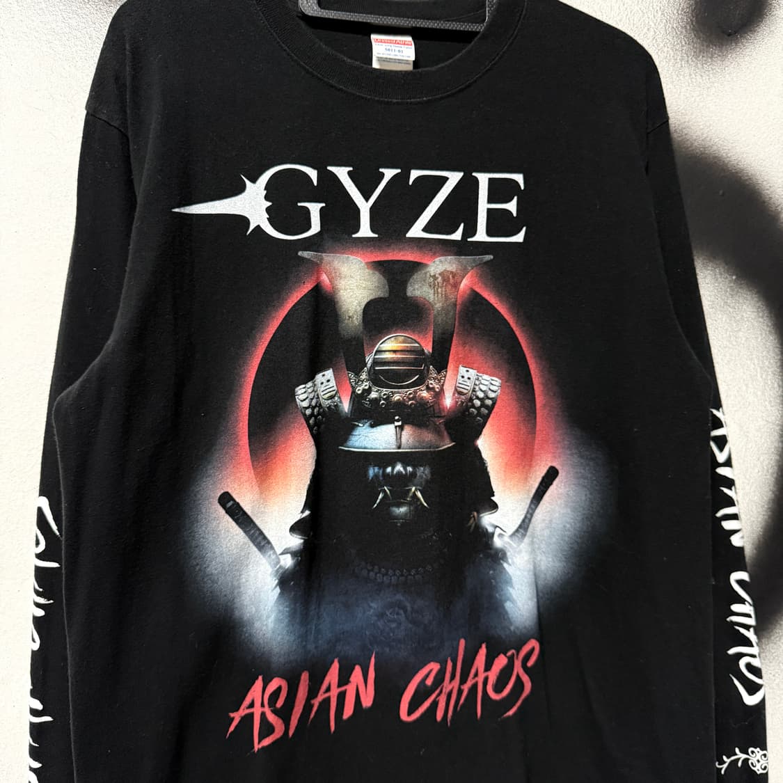 United Athle Gyze 아시안 카오스 풀 프린팅 펑크 롱 슬리브 상품이미지3