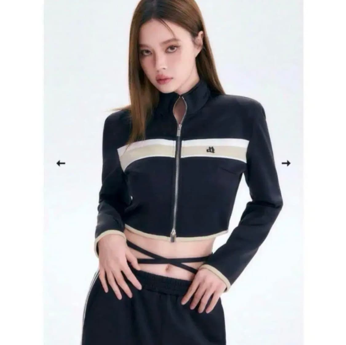 andwang 앤드왕 크롭 트랙 져지 자켓 상품이미지8