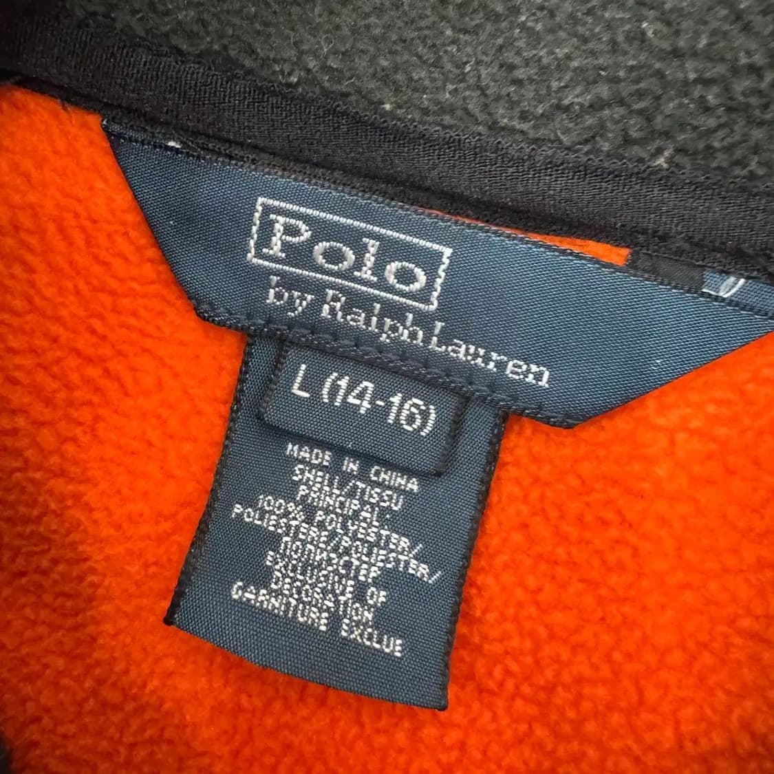 여성용 L 폴로 랄프로렌 플리스 집업  상품이미지6